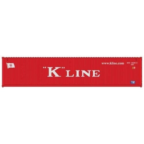 40′ Standard-Height Container 3-Pack - Assembled - Master(R) -- K-Line Set 2 (red, w, HO, Atlas Model Railroad Co. 20007476