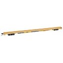 85′ General American G85 Flatcar - Ready to Run -- GTTX (Yellow) 300444, HO, WalthersMainline 5556