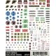 Dry Transfer Signs -- Railroad Signs, N, Woodland Scenics 571