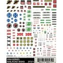 Dry Transfer Signs -- Railroad Signs, N, Woodland Scenics 571