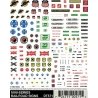 Dry Transfer Signs -- Railroad Signs, N, Woodland Scenics 571