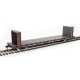 60` Pullman-Standard Bulkhead Flatcar (48` IL) - Ready to Run -- Trailer Train 90663 (brown), HO, WalthersMainline 5876
