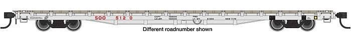 60′ Pullman-Standard Flatcar - Ready to Run -- Soo Line 5130, HO, WalthersMainline 5410