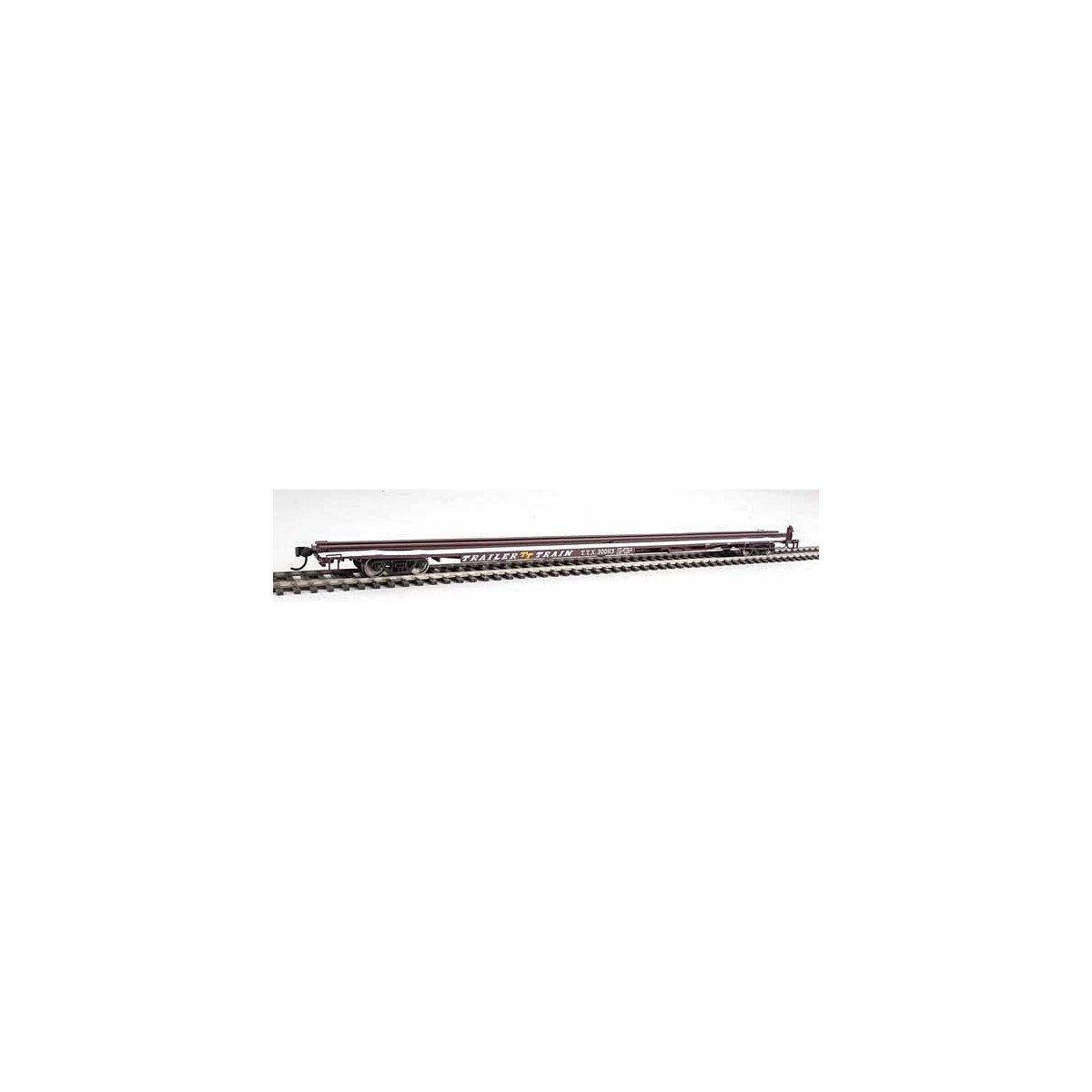 85′ General American G85 Flatcar - Ready to Run -- TTX (Brown) 300113, HO, WalthersMainline 5536
