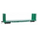 53′ GSC Bulkhead Flatcar - Ready to Run -- Penn Central 750110, HO, WalthersMainline 5935