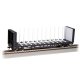 52′ Centerbeam Bulkhead Flatcar - Ready to Run -- Tomco Car 203, HO, Bachmann Industries 12908