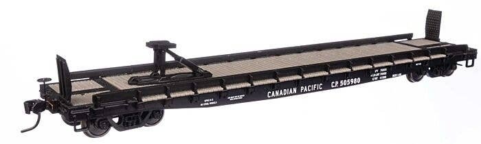 53′ GSC Piggyback Service Flatcar - Ready to Run -- Canadian Pacific 505980, HO, WalthersMainline 50502