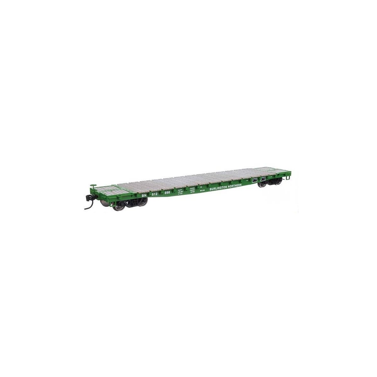 53′ GSC Flatcar - Ready to Run -- Burlington Northern 612898, HO, WalthersMainline 6604