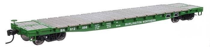 53′ GSC Flatcar - Ready to Run -- Burlington Northern 612898, HO, WalthersMainline 6604