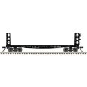 42′ Pulpwood Flatcar with Load - Ready to Run -- Chesapeake & Ohio 81879 (black), HO, Atlas Model Railroad Co. 20007576