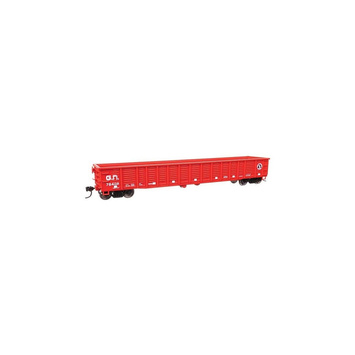 53′ Corrugated-Side Gondola - Ready To Run -- Great Nothern 78408, HO, WalthersMainline 6079