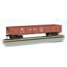 40′ Gondola - Ready to Run - Silver Series(R) -- Great Northern 75733 (Boxcar Red, Rocky Sil, HO, Bachmann Industries 17211
