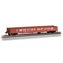 ACF 50`6` Drop-End Gondola - Ready to Run - Silver Series(R) -- Western Maryland (Boxcar Red, HO, Bachmann Industries 74804
