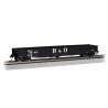 ACF 50`6` Drop-End Gondola - Ready to Run - Silver Series(R) -- Baltimore & Ohio (black, Lar, HO, Bachmann Industries 74802
