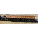 52`6` 15-Panel Mill Gondola - Medium Dented Sides - Ready to Run -- Pere Marquette 18885 (black, wh, N, Bluford Shops 52164