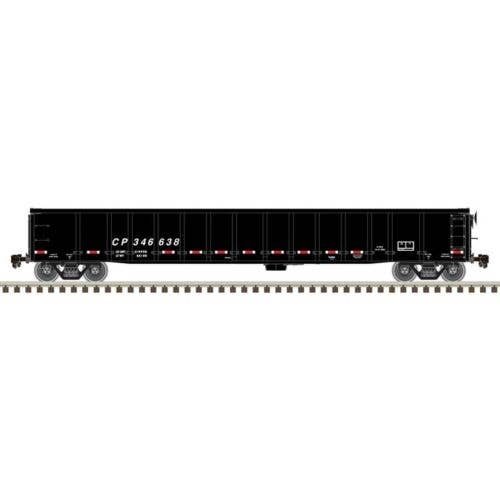 Thrall 2743 Gondola - Ready to Run - Master(R) -- Canadian Pacific 346784 (black, re, HO, Atlas Model Railroad Co. 20007428