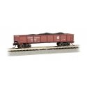 40′ Steel Gondola with Load - Ready to Run -- Pennsylvania Railroad 390252 (Tuscan, Circle Ke, N, Bachmann Industries 17253