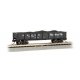 40′ Steel Gondola with Load - Ready to Run -- Denver & Rio Grande Western 50435 (black, Flyin, N, Bachmann Industries 17254