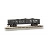 40′ Steel Gondola with Load - Ready to Run -- Denver & Rio Grande Western 50435 (black, Flyin, N, Bachmann Industries 17254