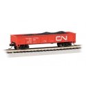 40′ Steel Gondola with Load - Ready to Run -- Canadian National 149930 (red), N, Bachmann Industries 17257