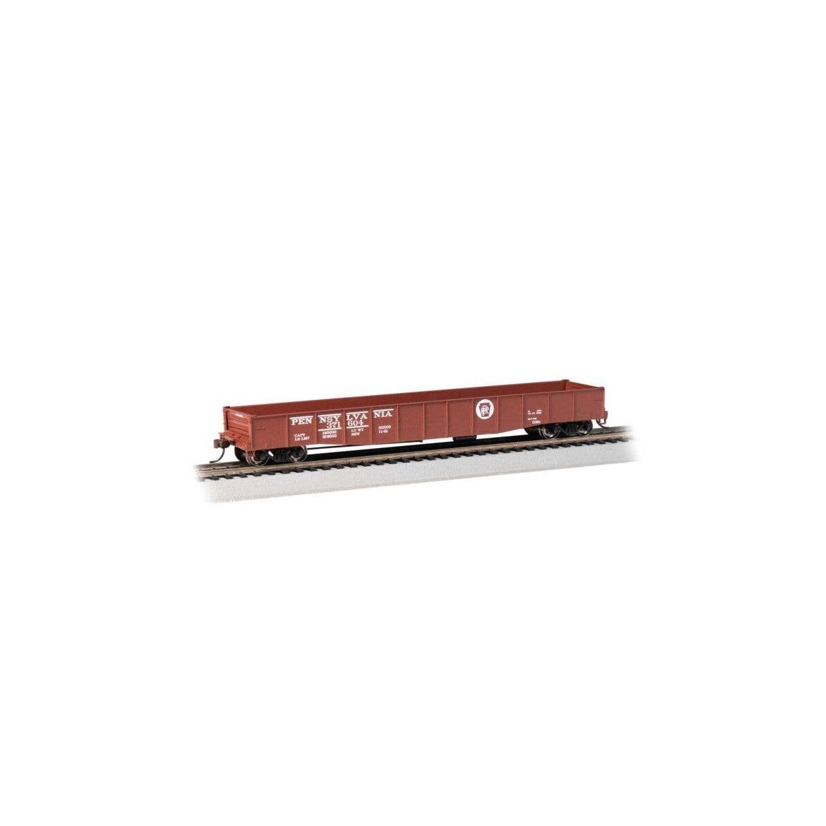 ACF 50`6` Drop-End Gondola - Ready to Run - Silver Series(R) -- Pennsylvania Railroad 371604, HO, Bachmann Industries 74805