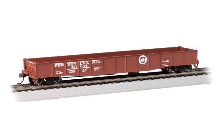 ACF 50`6` Drop-End Gondola - Ready to Run - Silver Series(R) -- Pennsylvania Railroad 371604, HO, Bachmann Industries 74805