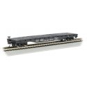 52′ Flatcar - Ready to Run - Silver Series(R) -- Norfolk & Western, HO, Bachmann Industries 17342