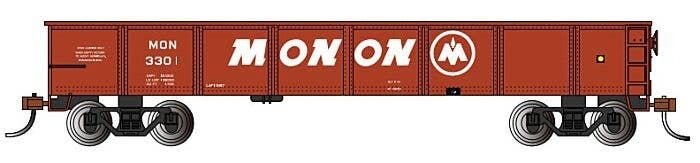 40′ Gondola - Ready to Run - Silver Series(R) -- Monon 3301 (Boxcar Red), HO, Bachmann Industries 17218
