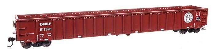68′ Railgon Gondola - Ready To Run -- BNSF Railway 517898, HO, WalthersMainline 6462