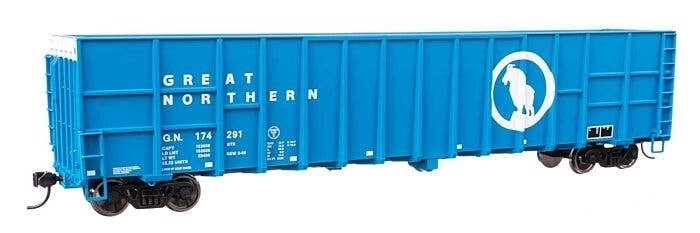 61′ Wood Chip Gondola - Ready To Run -- Great Northern 174291, HO, WalthersMainline 6116