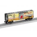 Steel Boxcar - 3-Rail - Ready to Run -- Star Wars(TM) The Mandalorian (Grogu Christmas), O, Lionel 2528290