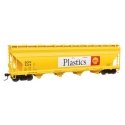ACF 5250 4-Bay Centerflow Covered Hopper - Ready to Run -- Shell Chemical 5225, HO, WalthersMainline 49217
