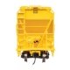ACF 5250 4-Bay Centerflow Covered Hopper - Ready to Run -- Shell Chemical 5225, HO, WalthersMainline 49217