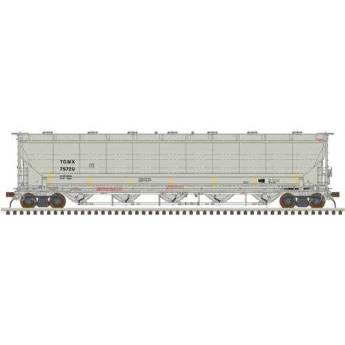 Trinity 5660 PD Covered Hopper - Ready to Run -- CIT Group TCMX 75733 (gray, black, , HO, Atlas Model Railroad Co. 20007505