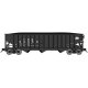 70-Ton 3-Bay 14-Panel Hopper w/Load - Ready to Run -- Clinchfield CRR 69656 (Ex-P&LE, black, PC Log, N, Bluford Shops 14610