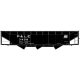 AAR 70-Ton Offset-Side 3-Bay Hopper - Kit -- Pittsburgh & Lake Erie 3458 (black, PC Logo), HO, Accurail Inc 81851