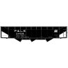 AAR 70-Ton Offset-Side 3-Bay Hopper - Kit -- Pittsburgh & Lake Erie 3458 (black, PC Logo), HO, Accurail Inc 81851