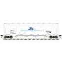 Pressureaide Centerflow Covered Hopper - Ready to Run - Master(R) -- OMYA 51928 (whit, N, Atlas Model Railroad Co. 50006081