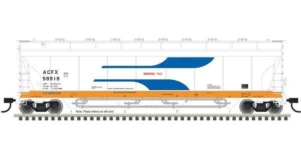 Pressureaide Centerflow Covered Hopper - Ready to Run - Master(R) -- ACFX 59918 (Vent, N, Atlas Model Railroad Co. 50006085