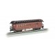 Old Time Wood Combine with Round-End Clerestory Roof - Ready to Run -- Pennsylvania Railroad (Tuscan)