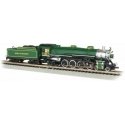 4-8-2 Light Mountain - Sound and DCC -- Southern Railway 1489 (green, silver), N, Bachmann Industries 53451