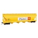 ACF 5250 4-Bay Centerflow Covered Hopper - Ready to Run -- Shell Chemical 5249, HO, WalthersMainline 49219