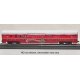 Smooth-Side Baggage-RPO - Ready-to-Run - 2022 Christmas Car -- North Pole & Southern (maroon, red, white, green `O` Christmas Tr