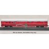 Smooth-Side Baggage-RPO - Ready-to-Run - 2022 Christmas Car -- North Pole & Southern (maroon, red, white, green `O` Christmas Tr