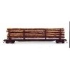 National Steel Car Company 62` 9` Log Stake Car - Kit -- Undecorated, HO, Custom Finishing 318