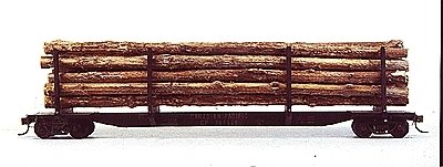 National Steel Car Company 62` 9` Log Stake Car - Kit -- Undecorated, HO, Custom Finishing 318