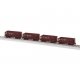 Class G38B Ore Car 4-Pack - Ready to Run -- Conrail 500334, 500643, 500967, 502456 (Scheme 2, Boxcar Re, HO, Lionel 2474131