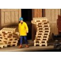 Wood Pallets -- Kit pkg(12), HO, Walthers SceneMaster 4129