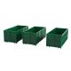 Large Dumpsters - Assembled -- Green pkg(3), HO, Walthers SceneMaster 4100