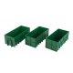 Large Dumpsters - Assembled -- Green pkg(3), HO, Walthers SceneMaster 4100